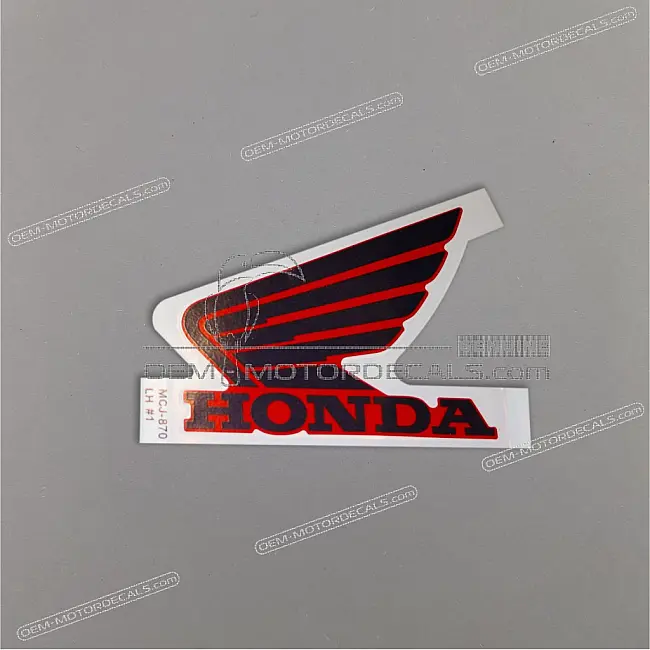 Honda CBR900RR Kraftstofftank Emblem linke Seite OEM 17512MCJ870ZA