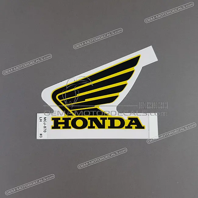 Honda CBR900RR Pegatina Depósito CBR Lado Izquierdo OEM 17512MCJ870ZB