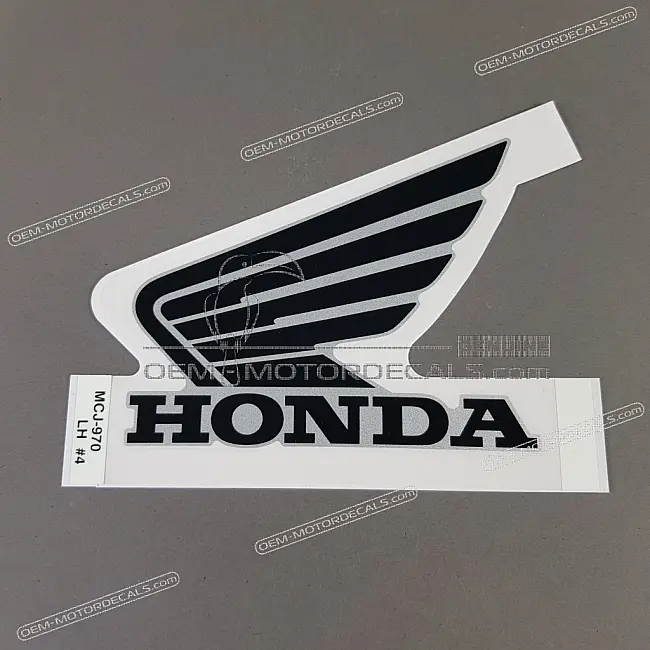 Honda CBR900RR Emblema Logo Serbatoio Lato Sinistro OEM 17512MCJ970ZA