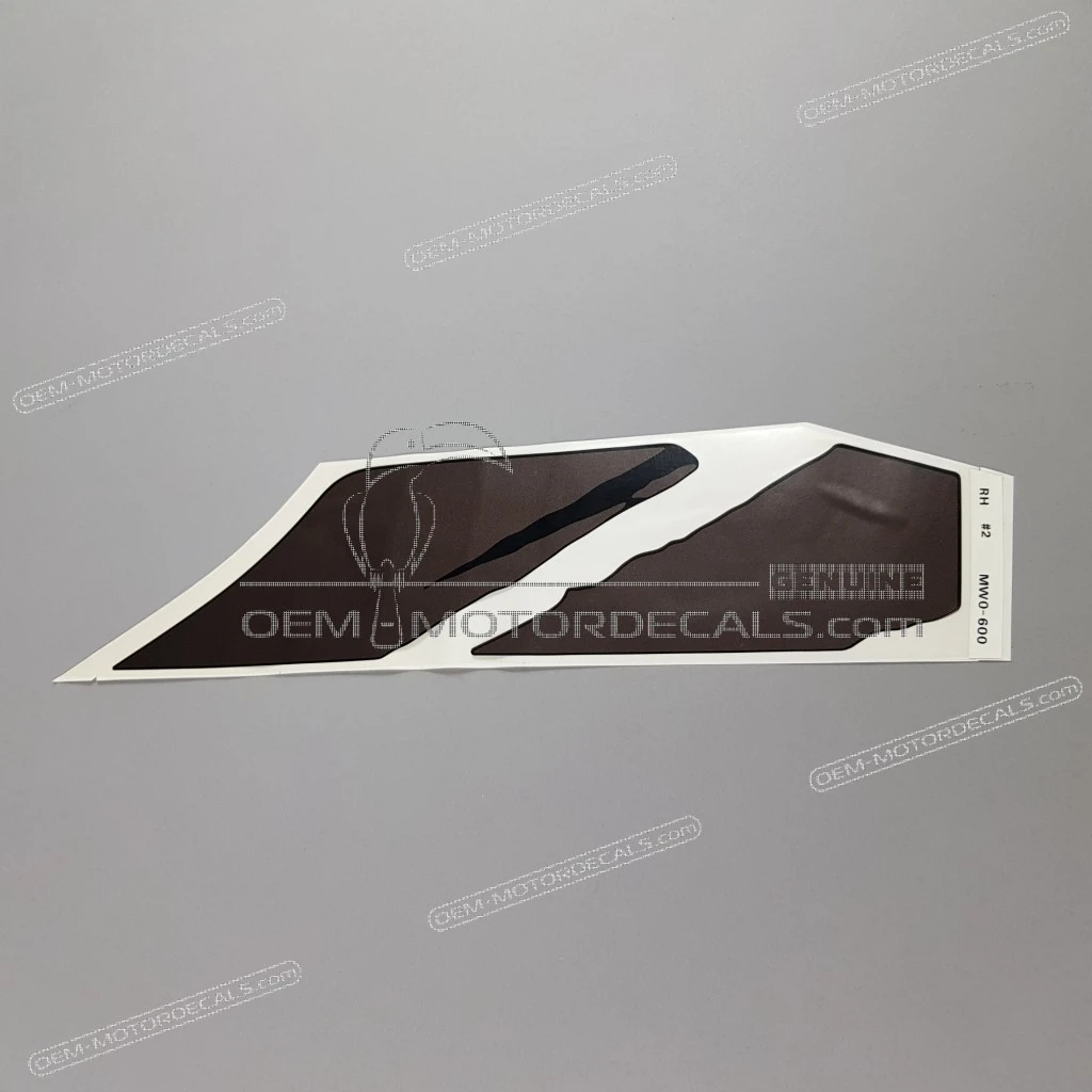 Honda CBR900RR Striscia Carenatura Destra Lato Destro OEM 17512MW0600ZB Grafica Fabbrica Autentica