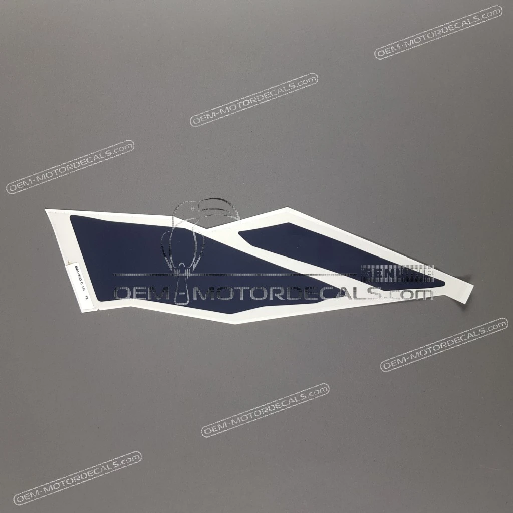 Gráfico de pegatina de carenado izquierdo Honda CBR600F HURRICANE Lado Izquierdo OEM 17514MAL600ZB