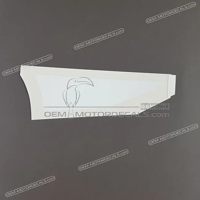 Honda CBR900RR fuel tank stripe left side OEM 17514MCJ000ZA