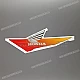 Honda CBR600F Kraftstofftank CBR Hurricane Aufkleber linke Seite OEM 17517MAL600ZB
