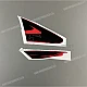 Honda CBR600F Hurricane Aufkleber linke untere Verkleidung links Original 17517MALE00ZB