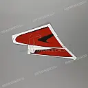 Fuel tank stripe, left side