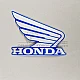 Honda CBR125R prawa owiewka emblemat Honda Wing prawa strona OEM 17518KPP860ZE