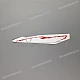 Honda CBR600F Hurricane Cockpit-Verkleidungsaufkleber linke Seite OEM 17518MALE00ZB Original Fabrik-Grafik