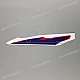 Autocollant carénage gauche Honda CBR600F Hurricane Côté Gauche OEM 17518MALG30ZA