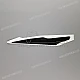 Honda CBR600F Hurricane Tankaufkleber links OEM 17518MALG30ZB