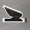 Fuel tank CBR Super Blackbird emblem, right side