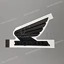 Fuel tank Honda emblem, left side