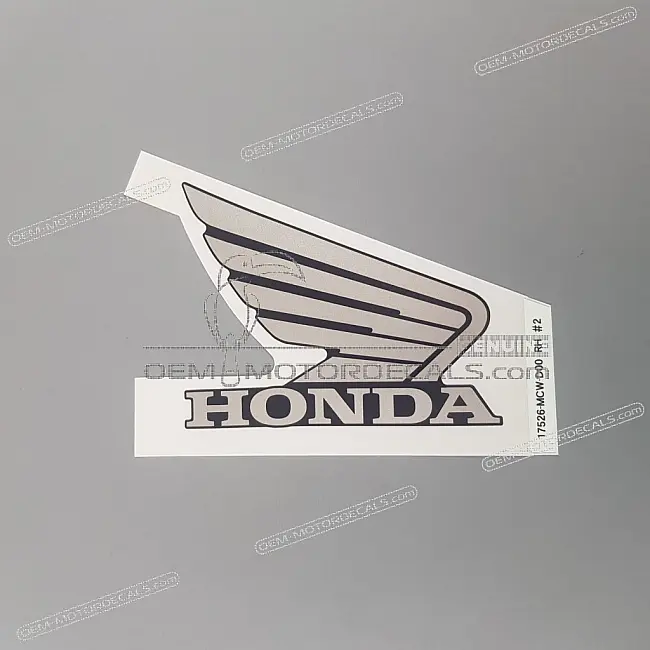 Honda VFR800 Tank VFR Sticker Rechterkant OEM 17526MCWD00ZB