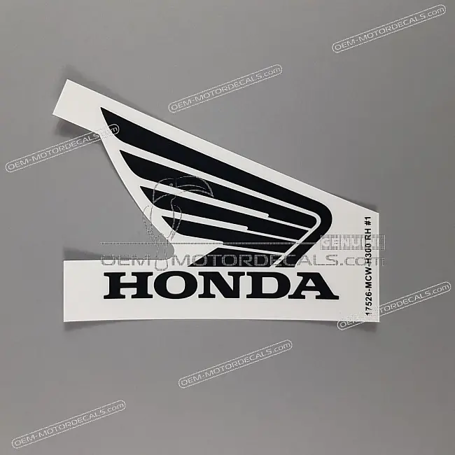Autocollant de réservoir Honda VFR800 côté droit OEM 17526MCWH30ZA