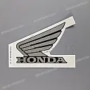 Brandstof tank Honda Wing VFR embleem, linkerkant