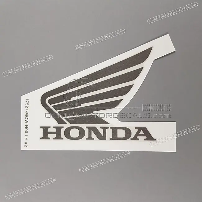 Honda VFR800 Emblema ad ala per serbatoio Honda lato sinistro OEM 17527MCWH00ZB
