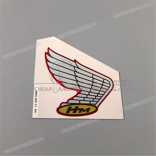Honda VFR800 Kraftstofftank VFR Emblem Rechte Seite OEM 17531MBG940ZA