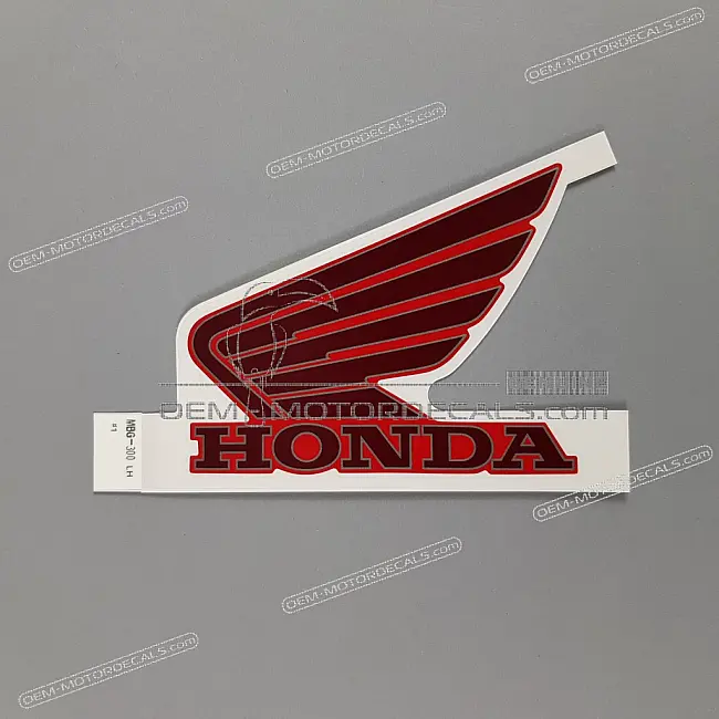 Honda VFR800 Kraftstofftank Aufkleber linke Seite OEM 17532MBG300ZA