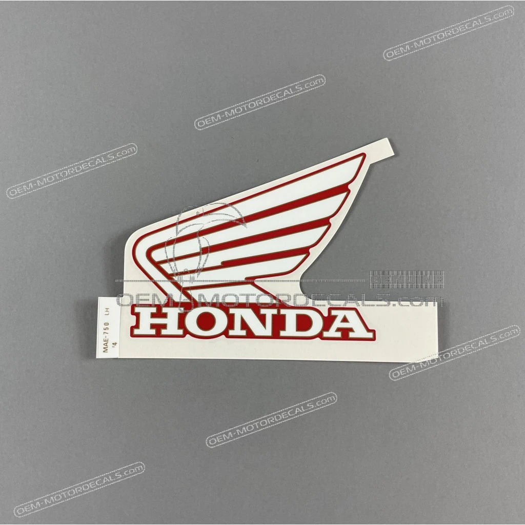 Honda CBR900RR Fuel tank Fuel Type 4 marker left side OEM 17561MAE750ZA