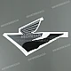 Honda CBR900RR Fuel tank stripe left side OEM 17561MAS750ZB genuine factory graphic