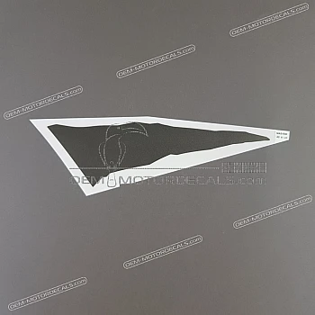 Fuel tank stripe, left side