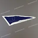 Fuel tank CBR stripe, left side