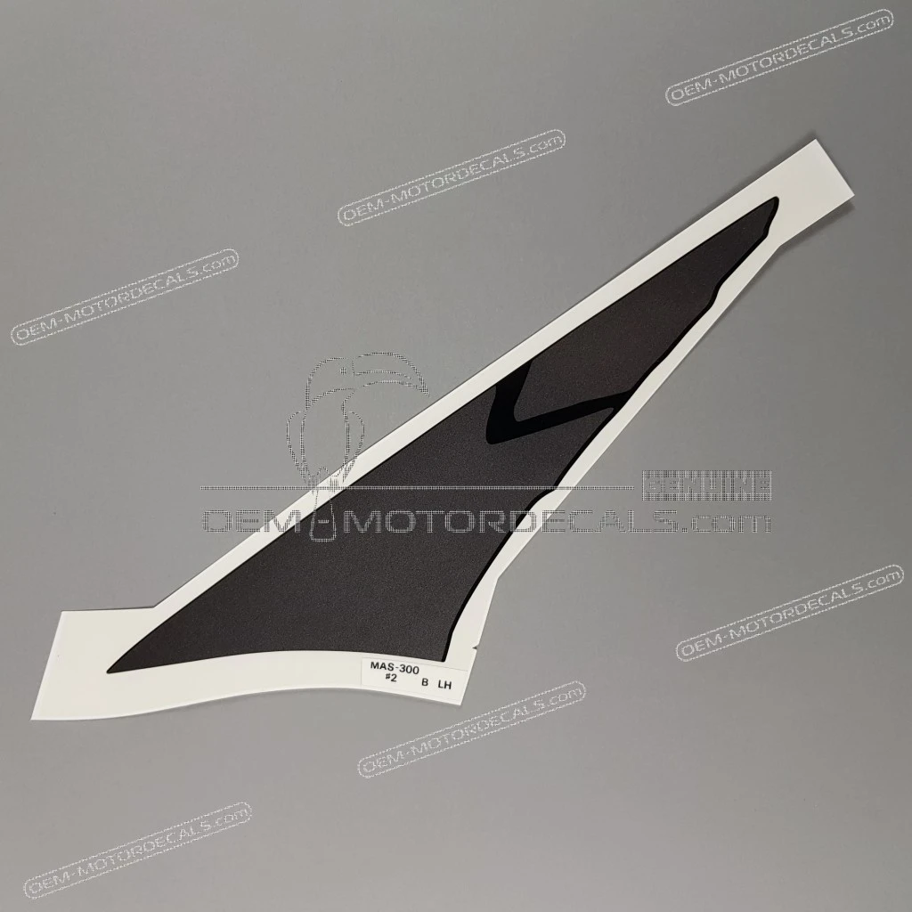 Authentic Honda CBR900RR Front Cowling Stripe Left Side OEM 17562MAS300ZC Genuine Factory Graphic Part