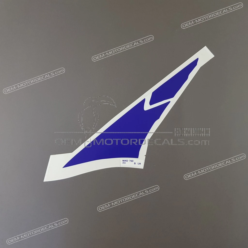Honda CBR900RR Fuel Tank Stripe Left Side OEM 17562MAS750ZA