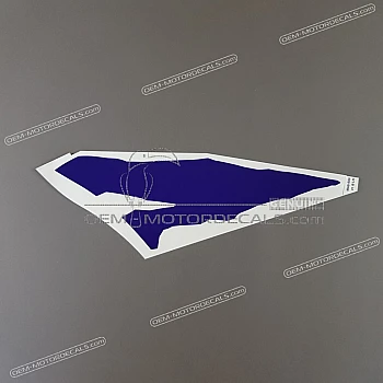 Fuel tank stripe, left side