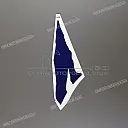 Fuel tank stripe, left side