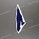 Adhesivo de depósito Honda CBR900RR Lado Izquierdo OEM 17562MASE10ZB Gráfico Original de Fábrica Pegatina