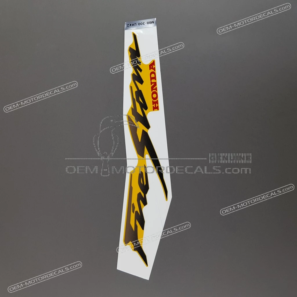 Honda VTR1000F Firestorm Adesivo Serbatoio Lato Sinistro OEM 17571MBB300ZB