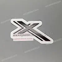 HONDA Right radiator shroud stripe decal, right side 19222-MFN-D40ZA