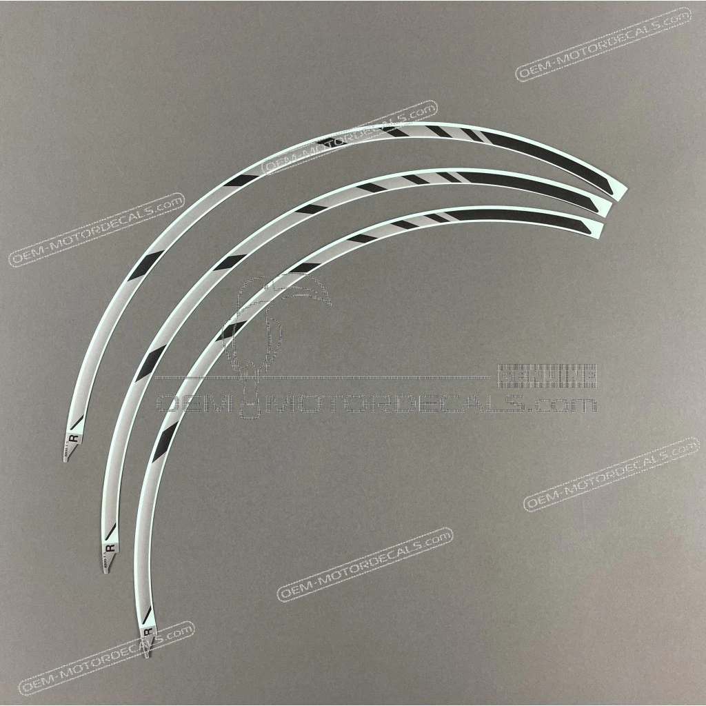 Jeu d'autocollants de roue droite Honda CBR500R côté droit OEM 42870MJW880ZA