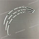 Jeu d'autocollants de roue droite Honda CBR500R côté droit OEM 42870MJW880ZA