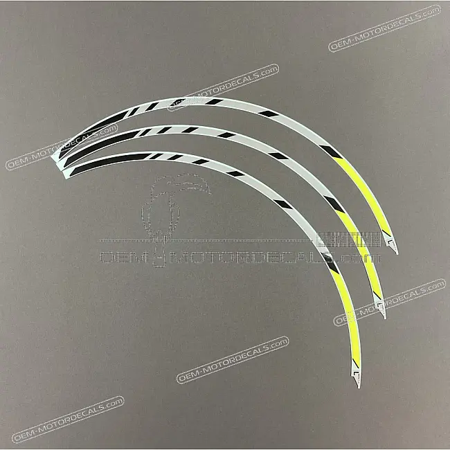 Honda CB500F Set adesivi ruota sinistra lato sinistro OEM 42880MJW880ZF