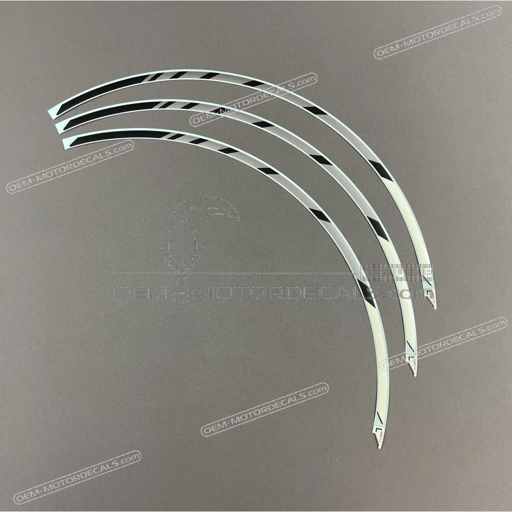 Juego de pegatinas para rueda izquierda Honda CB500X Lado Izquierdo OEM 42880MJW880ZH