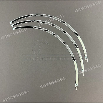 Left wheel stripe set