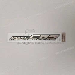 Front fender decal