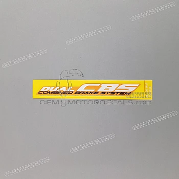 Front fender decal