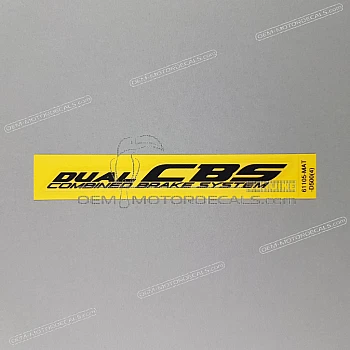 Front fender decal