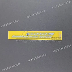 Voorspatbord sticker