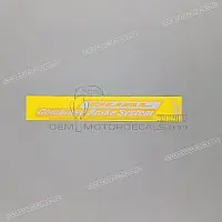 HONDA Autocollant CBS pour garde-boue avant 61105-MAT-D70ZC