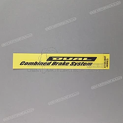 Front fender decal