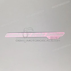 Front fender decal