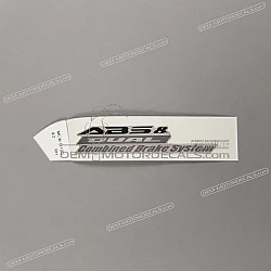 Front fender decal, right side