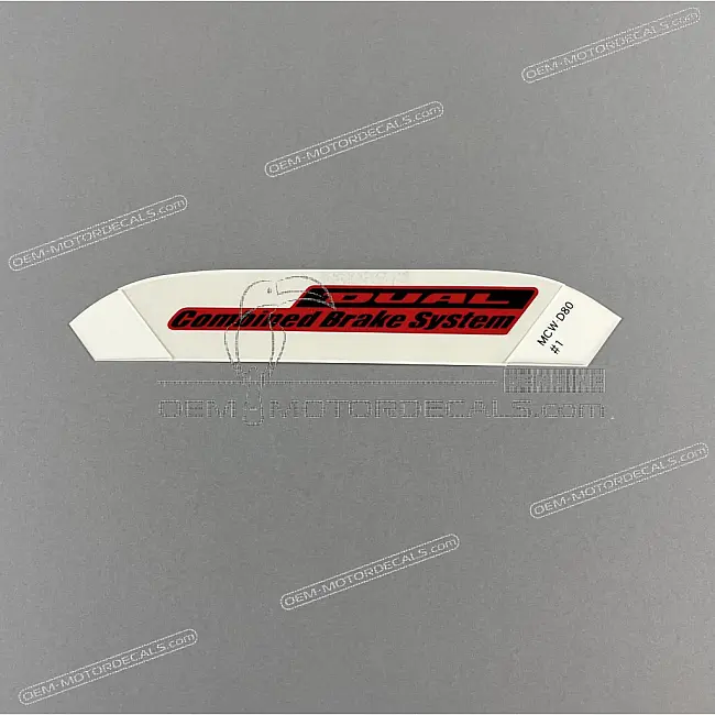 Honda VFR800 Aufkleber vorderes Schutzblech OEM 61105MCWD80ZA