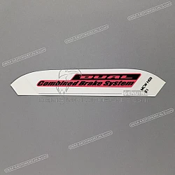 Front fender decal