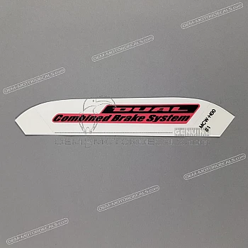 Front fender decal