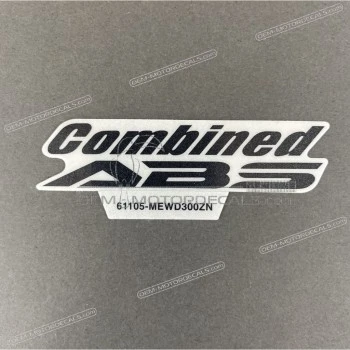 Front fender decal