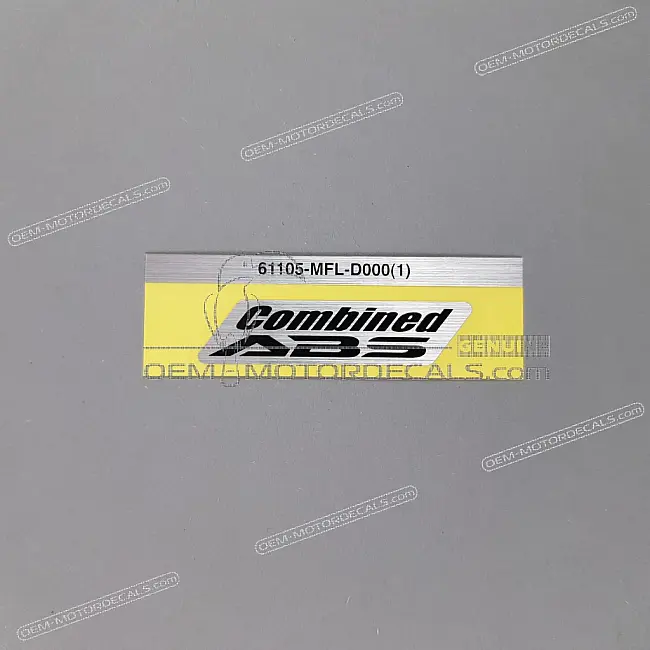 Honda CBR600RR Vorderes Schutzblech ABS Emblem OEM 61105MFLD00ZA